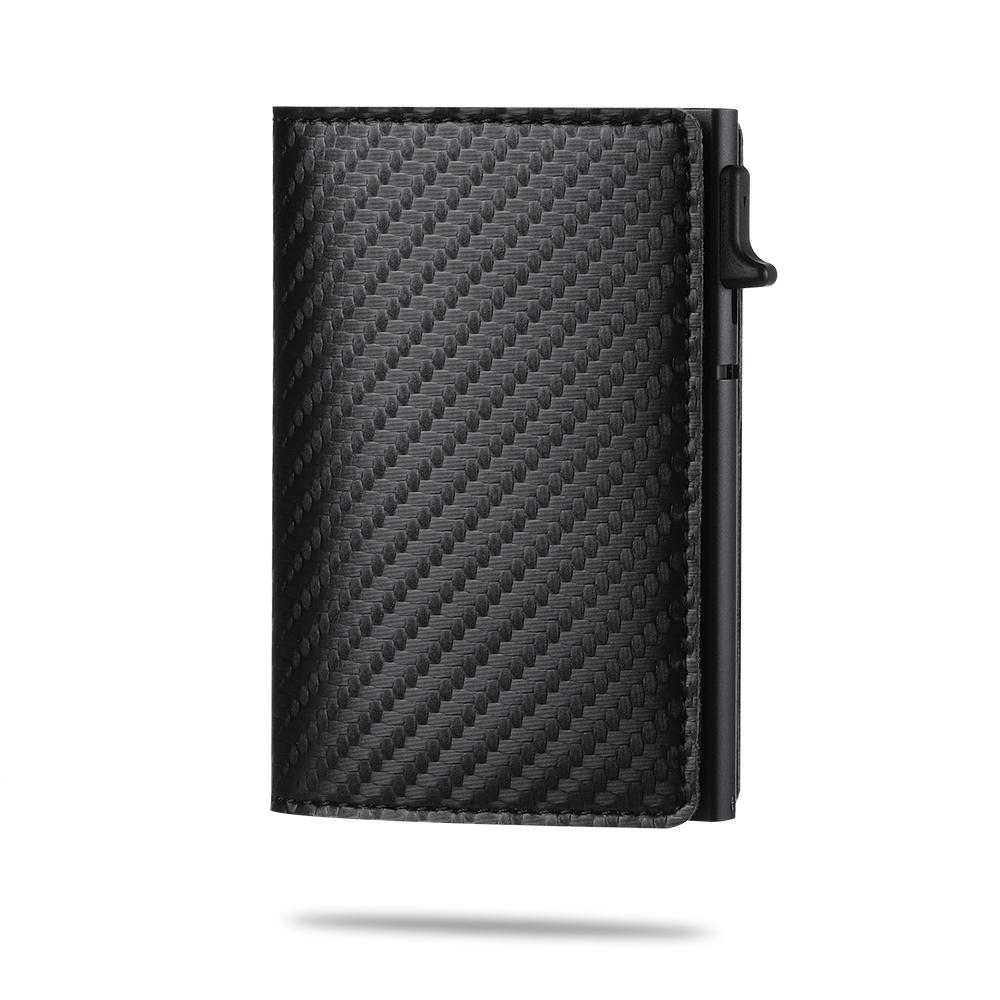 AirTag Trackable Premium Leather Wallet | RFID Blocking | Holds 1-12 Cards | Graphite Gray